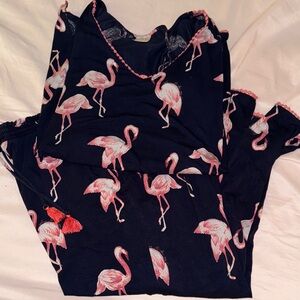 Soma Dark Blue and Pink Pajama Set